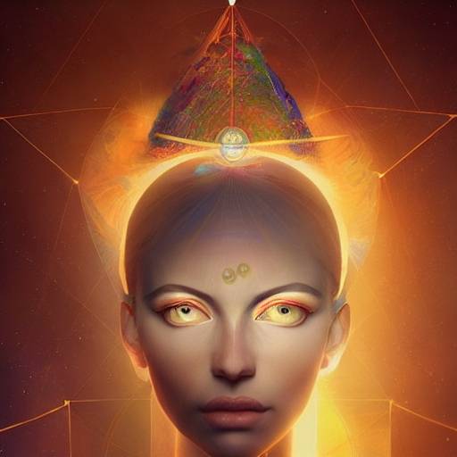 kirlian photography aura on female head art