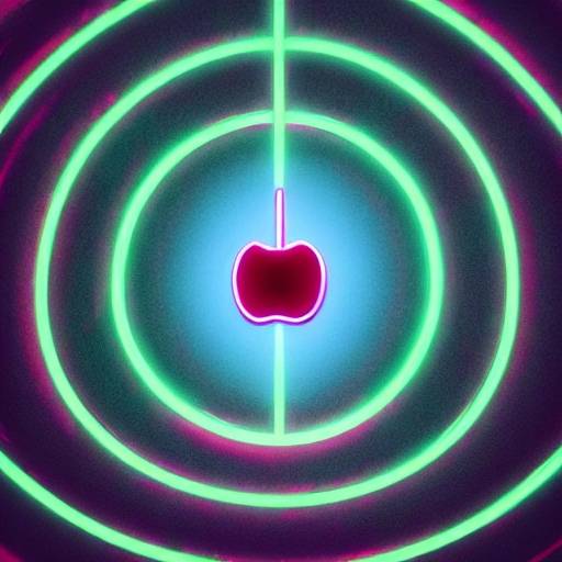 future sacred geometry dark red apple 2